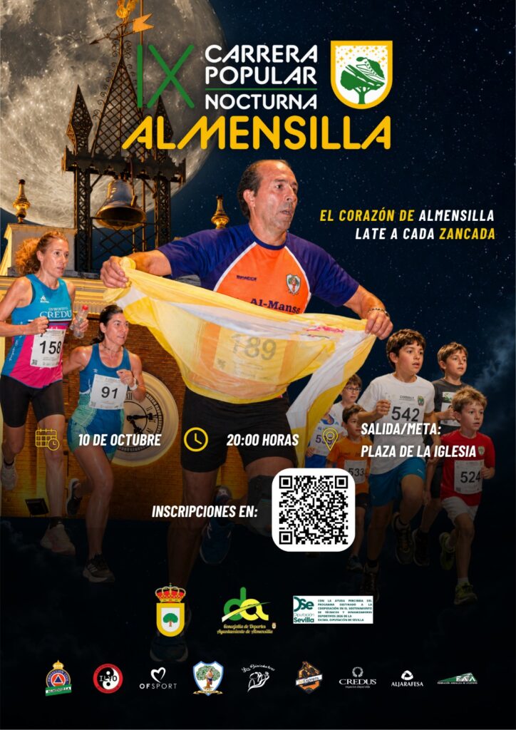 Cartel de IX Carrera Popular Nocturna Almensilla 2026