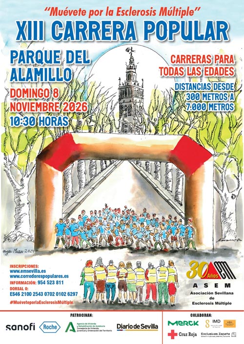 Carrera por la Esclerosis Múltiple en el Parque del Alamillo