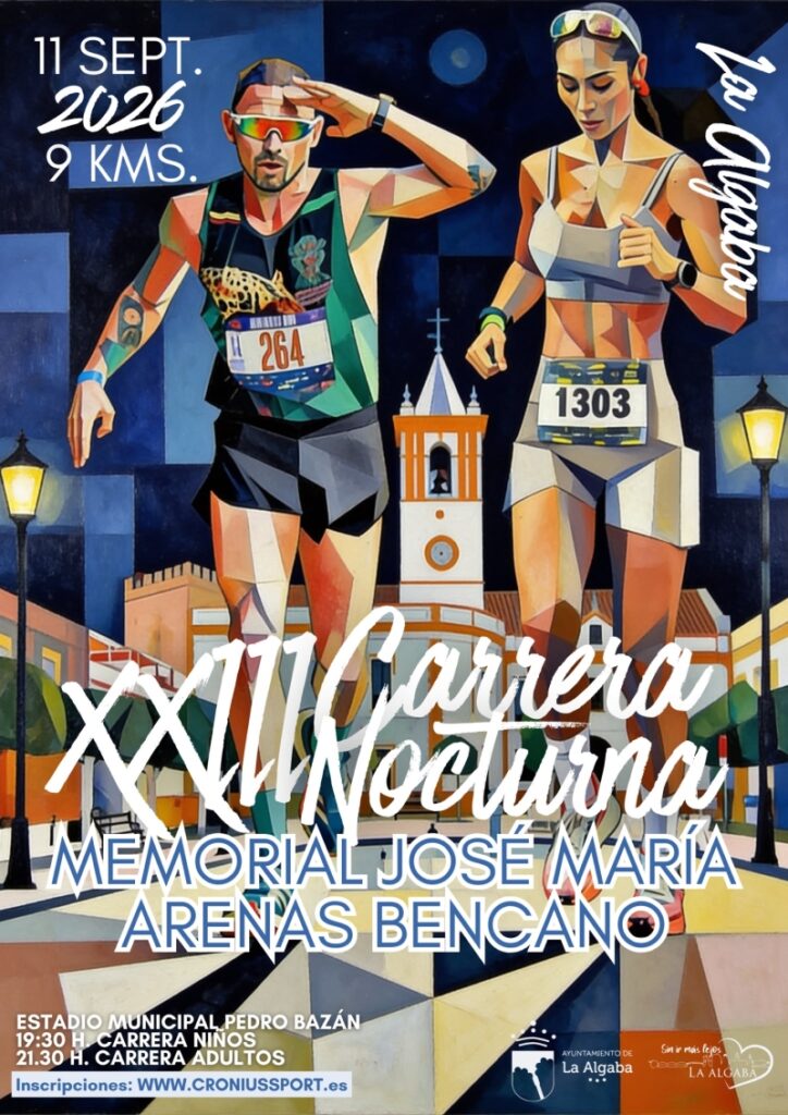 Cartel de XXIII Carrera Nocturna de La Algaba
